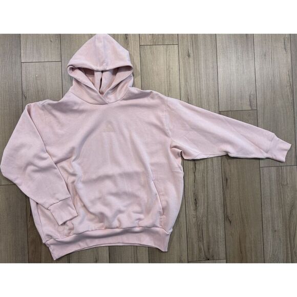 Adidas Hoodie Women's All SZN Fleece Sandy Pink oversized NWT 3xl - Picture 4 of 5